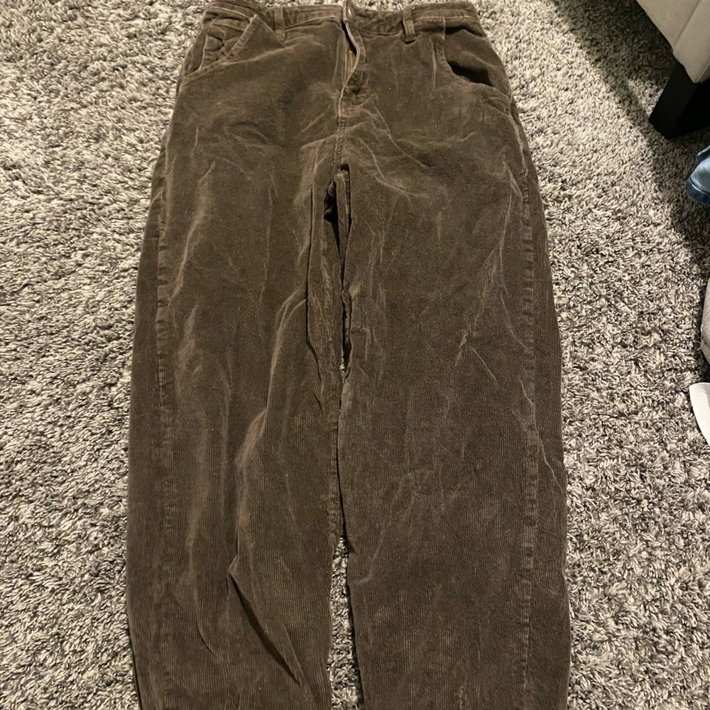 shein brown corduroy pants